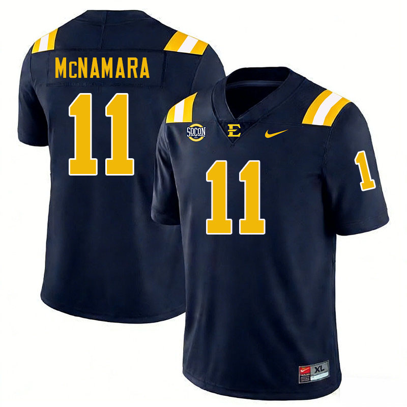 East Tennessee State Buccaneers #11 Cade McNamara College Football Jerseys,Uniforms-Navy